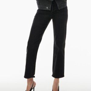 Aritzia Black Straight Leg Jeans
